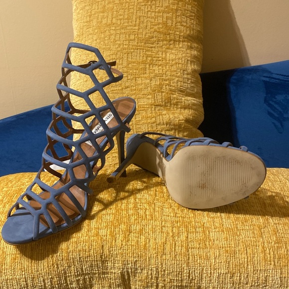 Steve Madden Light Blue Slithur Heels size 8 - Picture 8 of 10